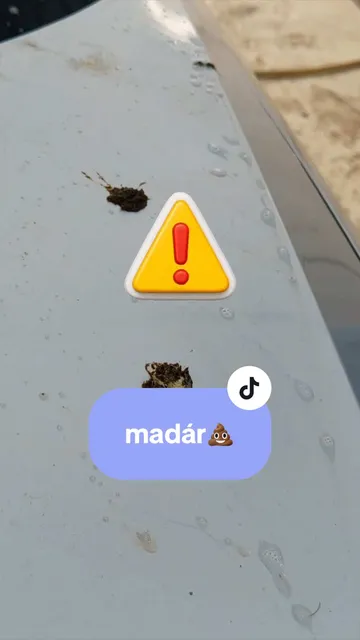 OZMO: Amikor a természet is rajtad hagyja a névjegyét… 🐦💩😂 Mi eltüntetjük. 😎🚙